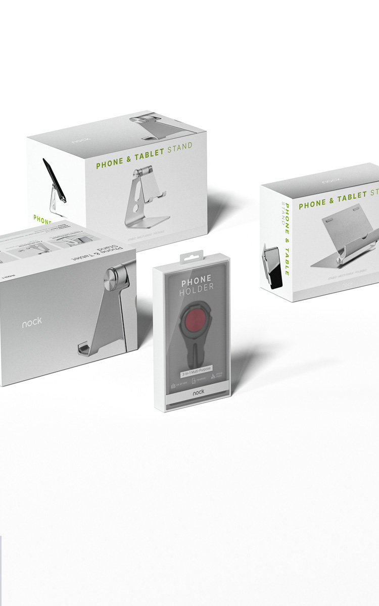 NORK Phone Holder Package Design